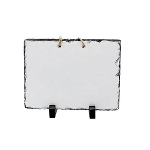 Peinture sur <span class=keywords><strong>ardoise</strong></span> personnalisée par sublimation thermique avec cordon, idéale pour les décorations murales suspendues. - Product Image 1
