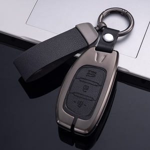 Alliage de Zinc <span class=keywords><strong>clé</strong></span> sac <span class=keywords><strong>coque</strong></span> <span class=keywords><strong>clé</strong></span> étui pour <span class=keywords><strong>Hyundai</strong></span> IX35 Sonata Veloster HD 78 Staria <span class=keywords><strong>clé</strong></span> couverture voiture accessoires - Product Image 1