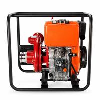 Bomba de Agua Diésel de Alta Presión, 100m de Altura de Elevación, 6.5HP/13HP, Autocebante, para Riego, Extinción de Incendios y Transferencia de Agua