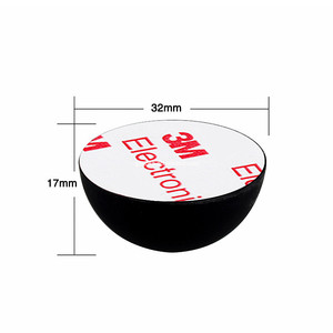 Nouveaux produits d'usine : Patins isolants anti-vibrations en caoutchouc de gel de silice <span class=keywords><strong>platine</strong></span> de 1,25 pouce - Product Image 2