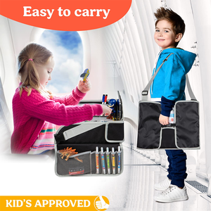 Accesorios para Mesa de Viaje para Niños Pequeños, Bandeja de Viaje para Niños, Bandeja para Asiento de Coche, Artículos Esenciales para Viajes por Carretera para Coche y Avión - Product Image 3