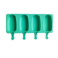 Moule à Crème Glacée en Silicone de Forme Ovale DIY, Moules à Esquimaux Faits Maison, Bac à Glaçons pour Congélateur, Fabricant de Bâtonnets à Glace, Outil de Pâtisserie