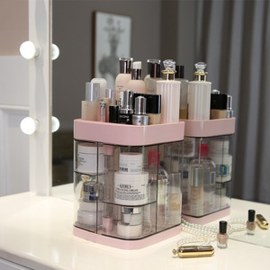 osmético de escritorio a prueba de polvo de la casa lápiz labial gran vestidor de cuidado de la piel productos Rack - Product Image 3