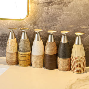 JIAYE 1Pcsテクスチャードリキッドソープディスペンサーセット-シルバーポンプ付きのエレガントなソープディスペンサー、バスルームやキッチンの装飾に最適 - Product Image 6