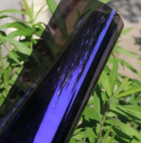 Dark Blue Chameleon Windshield Tint Car Window Foils Solar Protection Film Windshield Sun Shade Tint Film