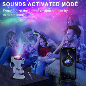 โปรเจคเตอร์ดวง<span class=keywords><strong>ดาว</strong></span> กาแล็กซี่ ไนท์ไลท์ โปรเจคเตอร์นักบินอวกาศ โคมไฟเนบิวลาดวงดาว หัวหมุนได้รอบทิศทาง โปรเจคเตอร์กาแล็กซี่หุ่นยนต์นักบินอวกาศ - Product Image 5