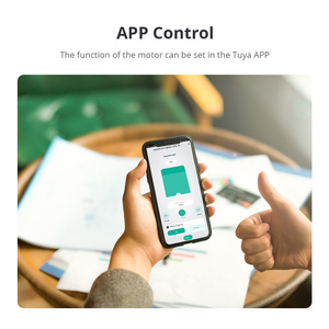 Zemismart điện Zebra cơ giới con lăn cửa sổ Shades 17/25/28mm ống có thể sạc lại hình ống động cơ ZigBee phòng khách - Product Image 2