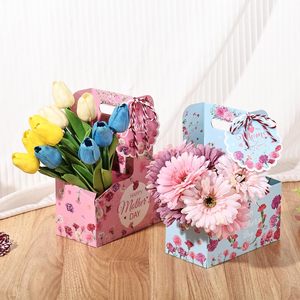 Lot de 12 porte-gobelets pour la Fête des Mères, cadeau pour <span class=keywords><strong>maman</strong></span>, porte-gobelets double, porte-gobelets jetables avec poignée et étiquette - Product Image 5