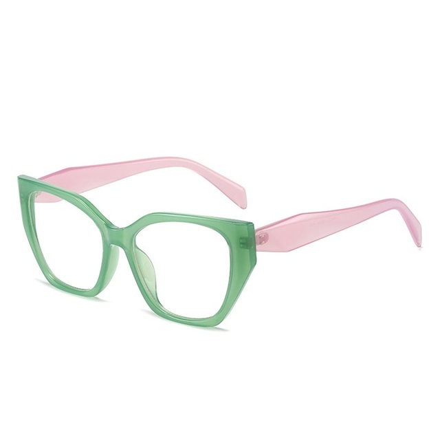 2026 New Fashion Women Jelly Color Cat Eye Eyewear Anti Blue Light Spectacles Customized Refractive Myopia Optical Glasses Frame