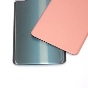 Venta al por mayor de cristal trasero de la batería cubierta trasera para Samsung Galaxy S21 S21Plus S21 Ultra teléfono carcasa trasera con marco de lente de cámara - Product Image 5