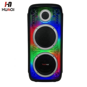 Altavoz <span class=keywords><strong>de</strong></span> <span class=keywords><strong>Karaoke</strong></span> RGB Dual <span class=keywords><strong>de</strong></span> 8 Pulgadas, 80W <span class=keywords><strong>de</strong></span> Potencia, Micrófono Inalámbrico para DJ, Bodas, Festivales, Alquiler para Exteriores, Sistema <span class=keywords><strong>de</strong></span> Sonido Profesional - Product Image 1