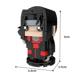 Nouvelles figurines en blocs 2024 avec boîte colorée, <span class=keywords><strong>4</strong></span> styles de personnages, modèle de jouet DIY, figurines de personnages d'anime en blocs - Product Image 5