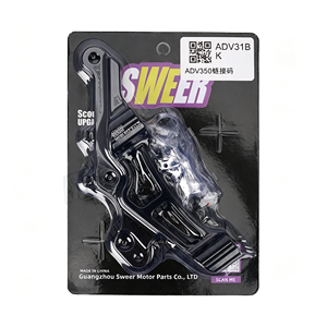 Support d'adaptation d'étrier <span class=keywords><strong>de</strong></span> <span class=keywords><strong>frein</strong></span> <span class=keywords><strong>de</strong></span> moto pour ADV350, pour mise à niveau vers étrier <span class=keywords><strong>Nissin</strong></span> 4 pistons avec disque <span class=keywords><strong>de</strong></span> <span class=keywords><strong>frein</strong></span> flottant <span class=keywords><strong>de</strong></span> 300 mm, pièces <span class=keywords><strong>de</strong></span> modification - Product Image 5