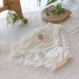 Tangas de Algodón Personalizadas, Sensuales y Románticas, de Cintura Baja para Mujer, Transpirables, de Secado Rápido, con Lazo Decorativo y Diseño Sólido - Product Image 2