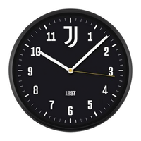 Horloge murale (30cm) JUVENTUS Blanc et Noir 00875JU2