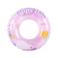 Couverture colorée anneau de natation gonflable flotteur de piscine pour bébé sans air pour enfants Tube utilisation dans la piscine d'eau