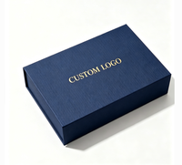 Boîtes à bijoux personnalisées avec logo, en carton rigide, pour mariage, emballage cosmétique de luxe, boîte cadeau magnétique, bougie