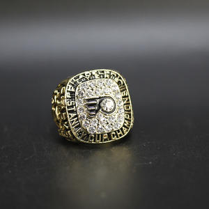 Bague commémorative classique nostalgique populaire en Europe et en Amérique, championnat de hockey des Flyers de Philadelphie de 1975 - Product Image 4