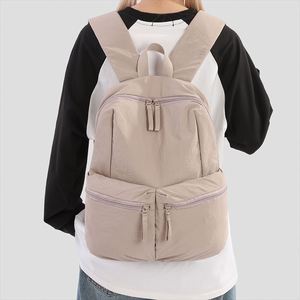 Unisex <b>Backpacks</b> Waterproof Bagpack Bags <b>Simple</b> Plain Color <b>Backpack</b> for Daily Sports Travel - Product Image 5