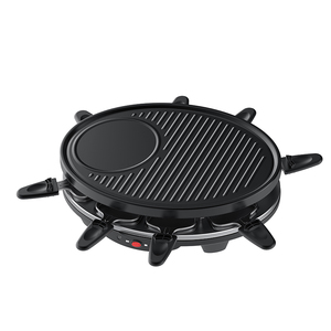 Aifa Party Grill - Vente flash - Mini barbecue électrique multifonctionnel sans fumée - Ensemble de <span class=keywords><strong>raclette</strong></span> pour 6 personnes - Pour un usage domestique - Product Image 2