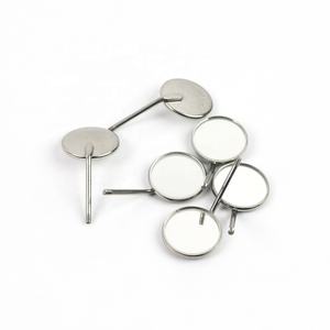 Testa dello specchio della bocca della superficie anteriore di ispezione dentale in acciaio inossidabile - Product Image 2