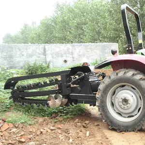 Chainsaw Ditching Trenching Machine Farm Trencher Excavator/Tractor sale (whatsapp008615069586980)