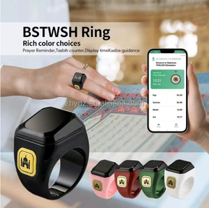 Herren Smart Zikr-Ringe Muslimischer Qibla-Gebets-Ring Drehbarer Zähler Android iOS Kompatibel Kunststoffgehäuse - Product Image 5