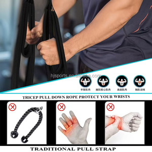 <strong>Tricep</strong> <strong>Rope</strong> Cable Attachment Pull Down <strong>Extension</strong> Straps - Product Image 4