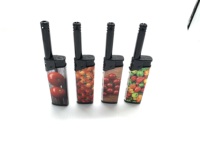 Briquets de Cuisine Électroniques Transparents en Gros pour BBQ ou Allume-Cigarettes Électroniques