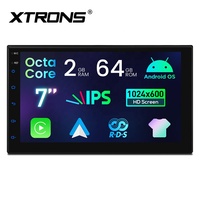 XTRONS 7 Zoll Octa-Core 64GB IPS-Bildschirm 1024x600P EQ DSP Smart UI Universelles Doppel-DIN Android Autoradio