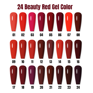 Vernis à ongles UV Kudan Red Bottle 15 ml, nouveau vernis à ongles UV pour débutants, haute pigmentation, OEM, couleur <span class=keywords><strong>Happy</strong></span> New Year, vernis à ongles UV - Product Image 3