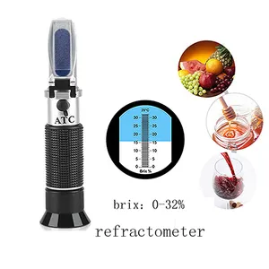 휴대용 꿀 설탕 Brix 굴절계 설탕 Saccharometer