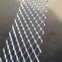 Grillage métallique tissé perforé diamanté avec service de découpe pour la décoration intérieure