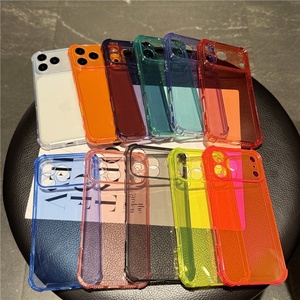 เคสโทรศัพท์ใสหรูหราแบบนีออนบางเฉียบสำหรับ iPhone 17 16 15 14 13 12 11 Pro Max  วัสดุซิลิโคน TPU นุ่ม ป้องกันแรงกระแทก - Product Image 2