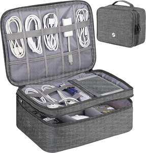 Free sample Electronics <b>Organizer</b> <b>Travel</b> Case, <b>Travel</b> Cable <b>Organizer</b> Pouch, Charger <b>Organizer</b>, <b>Travel</b> Essentials - Product Image 1