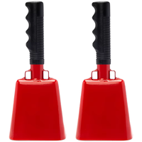 10 Inch Steel Cowbell Hand Bells Percussion Instrument Accessories