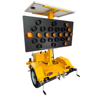 Panneau LED solaire portable NOBLE pour remorque, 25*30, LED haute luminosité, 13 modes de fonctionnement, 6 modes clignotants