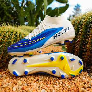 Botas de Fútbol AG de Caña Baja con Tacos Largos, Unisex, Sintéticas, para Primavera/Otoño, para Adolescentes, Estudiantes, Partidos Profesionales - Product Image 2