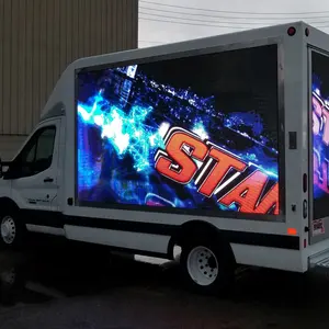 3.84mx1.92m Complete System Vehicle LED Display Sign, Car & Truck Mounted LED Display