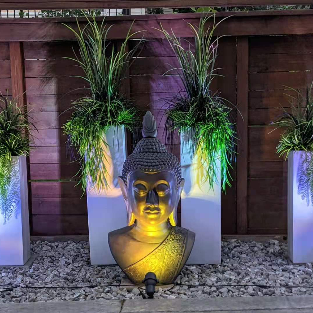 Factory custom ip67 led spike flood light for landscape lighting garden led light landscape