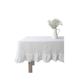 Camino DE MESA DE LINO puro ecológico Accesorio lavable natural para peinar su experiencia gastronómica - Product Image 1