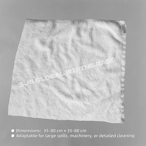 Trapos de Limpieza Industriales, Paños de Limpieza Blancos, Toallas de Limpieza 100% Algodón para Limpieza Industrial - Product Image 3