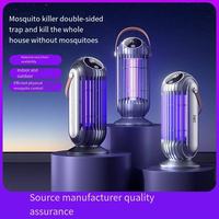 Piège à mouches électrique, lampe anti-moustiques, capteur crépusculaire, rechargeable par USB, destructeur d'insectes, matériau ABS, écologique, portable