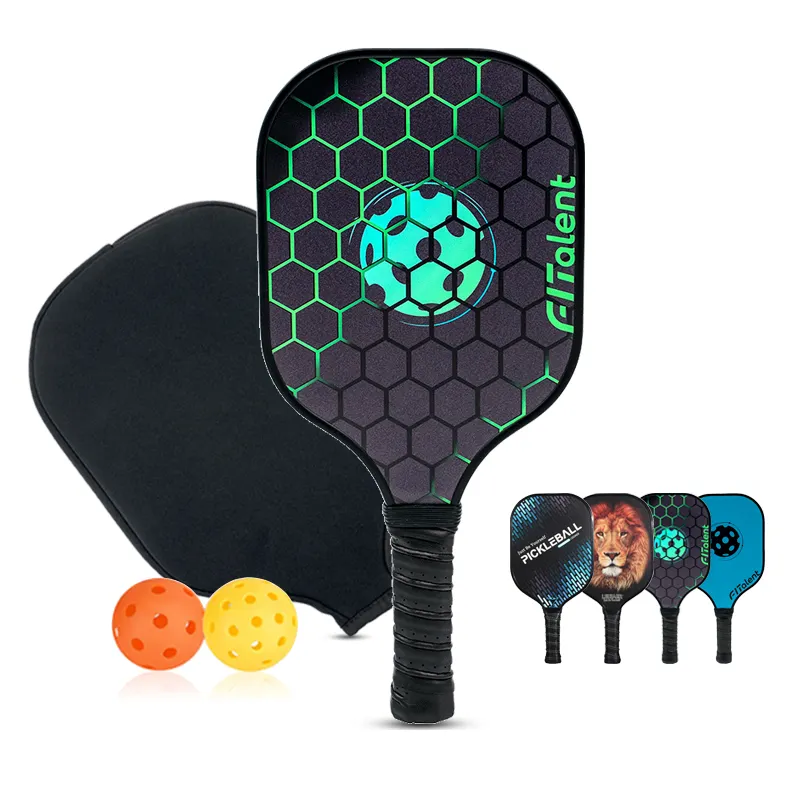 Best Selling Pickle ball Racket Glass Fiber Surface Honeycomb Core Pickleball Paddle
