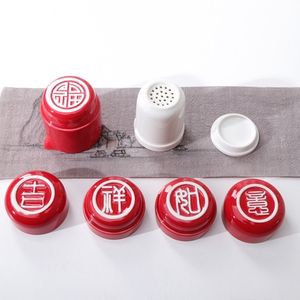 Easejourney-Juego de tazas de té y café de cerámica, juego de té chino único de té de la tarde, regalo - Product Image 3
