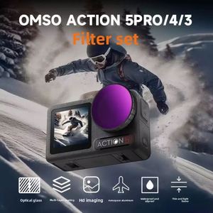 ชุดกรอง ND&CPL สำหรับ DJI Osmo Action 5 Pro 4 3, เลนส์กระจกออปติคอล ND8/16/32/64 พร้อมเคลือบหลายชั้นกันน้ำสำหรับโดรน - Product Image 1