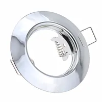 Soporte de Marco Empotrado en el Techo para Lámparas LED Redondas, Portalámparas MR16 GU10, Accesorio para Iluminación Puntual