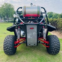 Kart Todoterreno de 300cc con Suspensión Independiente, Tracción en Ejes, Vehículo Utilitario Todoterreno para Zonas Panorámicas, Montaña y Playa