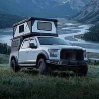 Tente de camping rigide escamotable pour pick-up, auvent de camion en aluminium pour F150 TP07B, modification tout-terrain