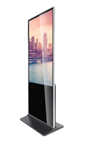 YINGTOUCH Écran tactile LCD vertical haute définition de 50 pouces, machine d'affichage publicitaire sur pied, garantie 1 an, CMS inclus